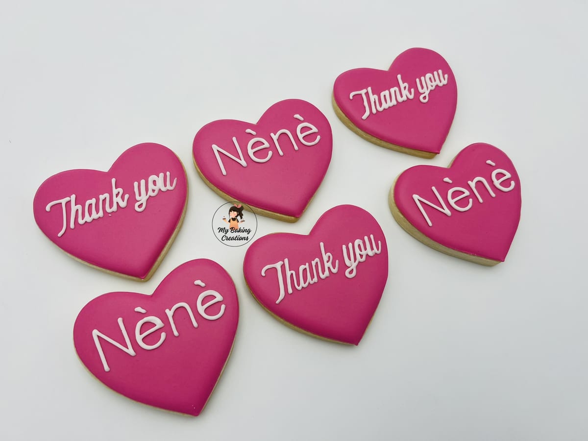 Heart shaped cookies